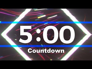 ５分カウントダウン動画 | EDM（ライブ配信、生放送、ワークアウト）