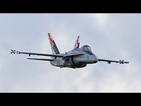 Giant Scale Twin Turbine Jet F-18 Hornet (BVM Jets) -- Bomberfield 2021