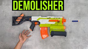 Watch 2-in-1 Nerf Modulus Demolisher Blaster Slow Motion Demo on Amazon Live