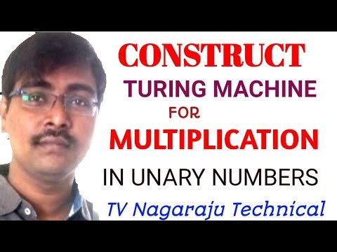 5.9 CONSTRUCTION OF TURING MACHINE FOR MULTIPLICATION FUNCTION USING UNARY NUMBERS || TOC || FLAT