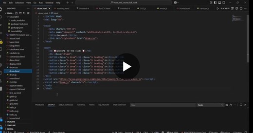 #webdevelopment #javascript #coding #learning #project #upskilling | Girish Topale