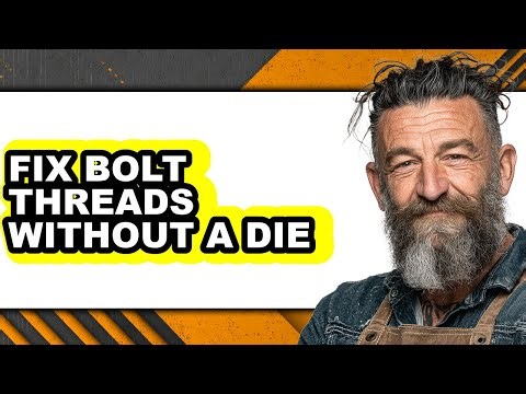How to Fix Bolt Threads Without a Die (only Way)