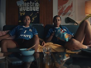 Twin sisters vie to be the best soccer player in Amazon Prime ad