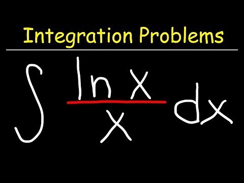 Integral of lnx/x
