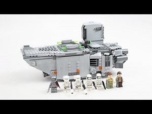 LEGO Star Wars First Order Transporter (Timelapse & Review) - Set 75103