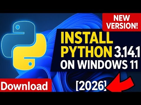 How to install Python 3.14.1 on Windows 11 [2026] | Python Installation