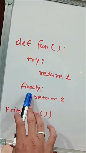 Python Try & Finally Return Trick 😱 Must-Know for Beginners! Day-37 #python #trycatch #learnpython