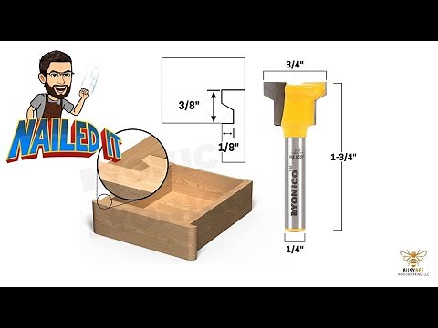 How to setup your Drawer Front Joint Router Bit