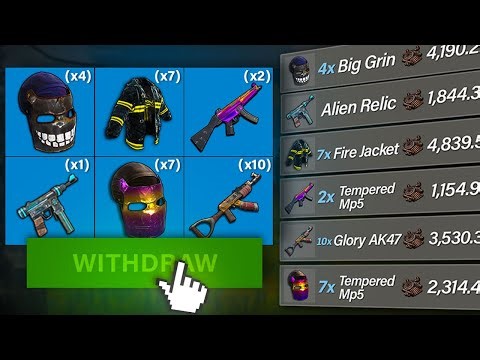 CLEANING another Rust GAMBLING Site!