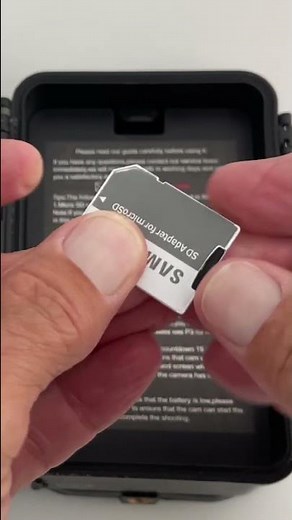 MicroSD card and adapter￼