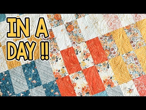 Checkered Brick | Fat Quarter Pattern | Quick and Easy Quilt Pattern!