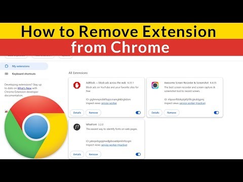 How to Remove Extension from Chrome?