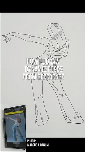 How To Draw Dynamic Poses From Reference