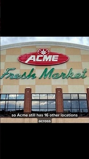Acme Fresh Market store in Parma permanently closed