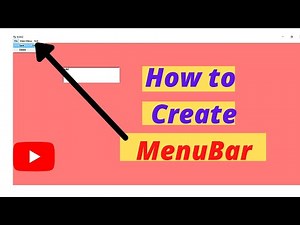 How to create Menu Bar | Using Visual basic 6.0 | Usefull for creating MDI form| vb Projects