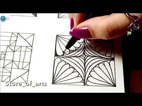 12 EASY Drawings/patterns/tricks/abstract drawings/ designs | Part-1