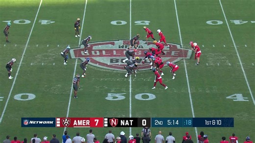 American vs. National highlights | NFLPA Collegiate Bowl