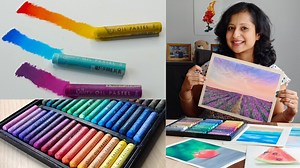 Beginners Guide to Oil Pastels: Basic Blending Techniques & Relaxing Landscape Drawing | Smitha Rao | Skillshare