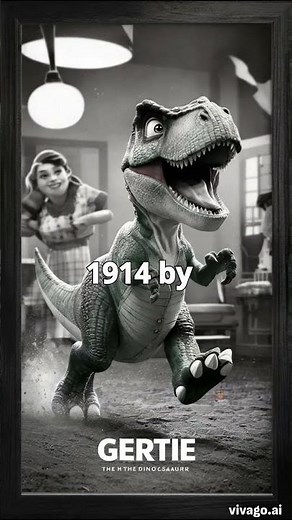 The First Animated Cartoon Ever🦕Animation History Facts #facts #yt #youtubeshorts #ytviral #ytshorts