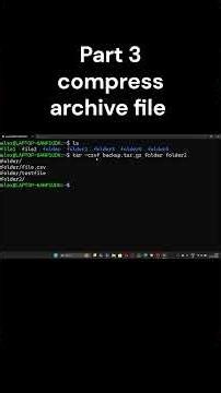 Compress and Decompress Multiple Folders Using tar Command in Linux
