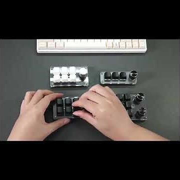 USB Custom Keyboard Volume Button Knob Programming Macro Gaming Photoshop Hotswap Keypad Mechanical