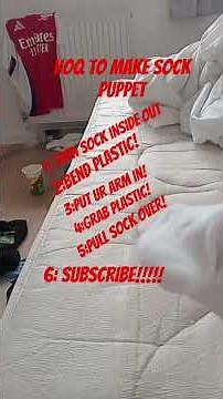 how to make a sock puppet