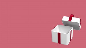 Download 3D open gift box animation. Opening gift box animation. Modern holiday surprise box. Festivals and celebrations. 4K seamless loop footage for free