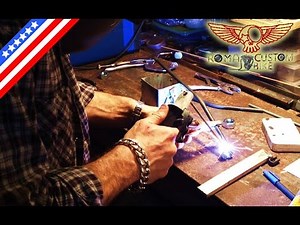 How to make a shock compressor for Harley Davidson motorcycle DIY Tutorial - ep2 - Roma Custom Bike