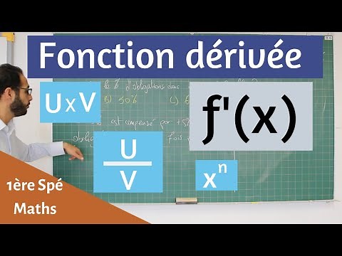 COMMENT calculer une fonction dérivée f'(x)