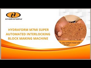 Hydraform M7MI SUPER AUTOMATED Interlocking Block Making Machine