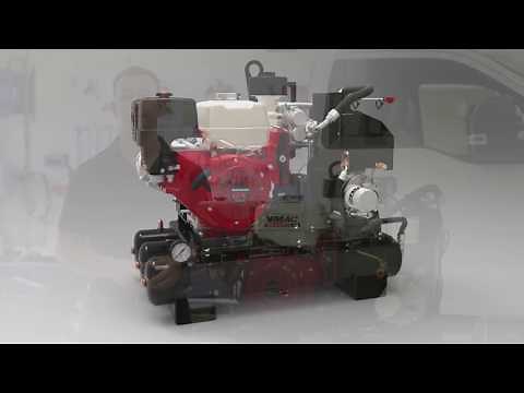 VMAC 30 CFM Gas Driven Air Compressor Demo Video