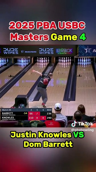 2025 PBA USBC Masters Game 4: Knowles vs Barrett