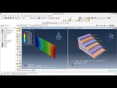 Abaqus Tutorials for beginners-Composite layup Static analysis(3D shell)