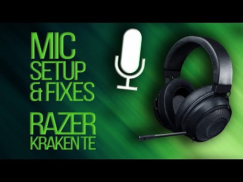 Razer Kraken Mic Setup and Fixes
