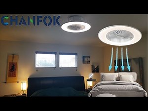 CHANFOK Modern Ceiling Fan With LED Lights | How To Install A Ceiling Fan