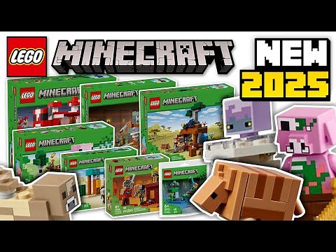 LEGO Minecraft 2025 Sets OFFICIALLY Revealed
