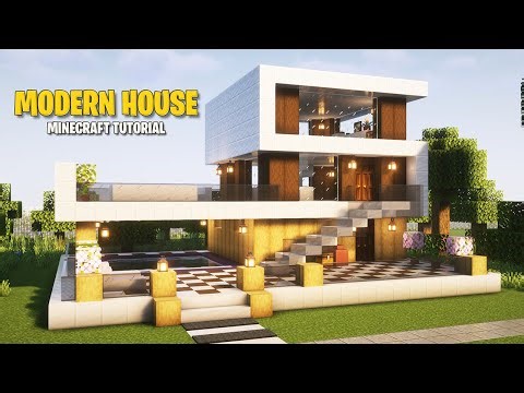Minecraft tutorial - Modern house