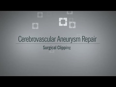 Aneurysm Clipping Surgery