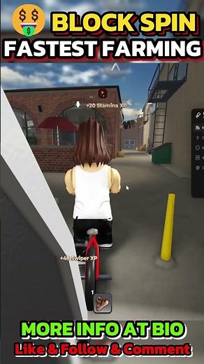 Block Spin Fastest ATM Farming Script 🏦 #blockspin #robloxscript