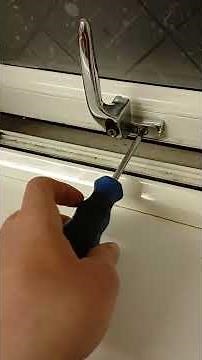 how too remove and replace a short spindled chrome window handle for UPVC windows #uk
