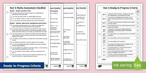 Year 6 Maths Curriculum Assessment Checklist
