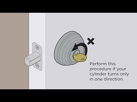 Kwikset SmartKey Troubleshooting: How to Fix Key Cylinder that Only Turns One Direction