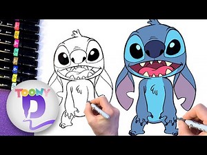 How to Draw Stitch | Lilo & Stitch