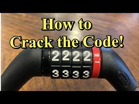 Hack a Bike Lock Combination! Forgot bike lock combo? Lost Combination? Here is how to solve it