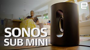 The Sub Mini is the Sonos sub we’ve been waiting for. It’s relatively affordable, easy to move around your home, and it’s perfectly sized for apartments and small rooms. Consider it a dead-simple way to upgrade your Sonos Beam or Ray. Pros: Excellent bass for its size, Small and easy to move, Relatively affordable, Syncs with Sonos wired speakers easily. Cons: Doesn’t support the Sonos Move. | Engadget
