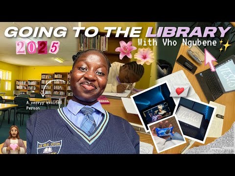Library vlog | South African YouTuber 🇿🇦