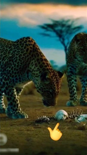 Leopards Breathtaking final stand .Rage, loss, and silence in savanna .🐆 #leopard #shorts #viral