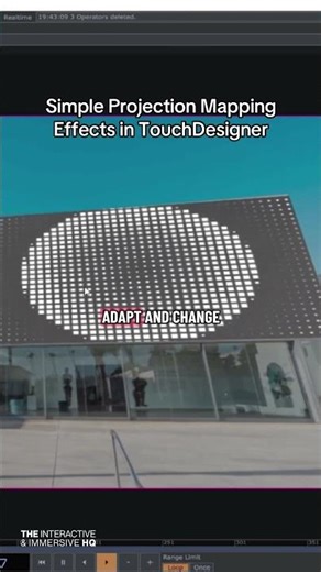 Simple Projection Mapping Effects in TouchDesigner