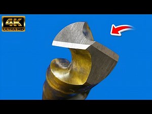 How to Sharpen a Drill Bit PERFECTLY (DIY & Money Saving)
