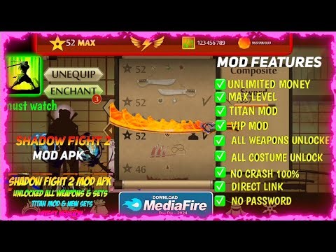 Shadow Fight 2 Mod Apk 2.34.6 Latest Version 2025 - Unlimited Money, Max Level 52 Vip Mod Hack apk